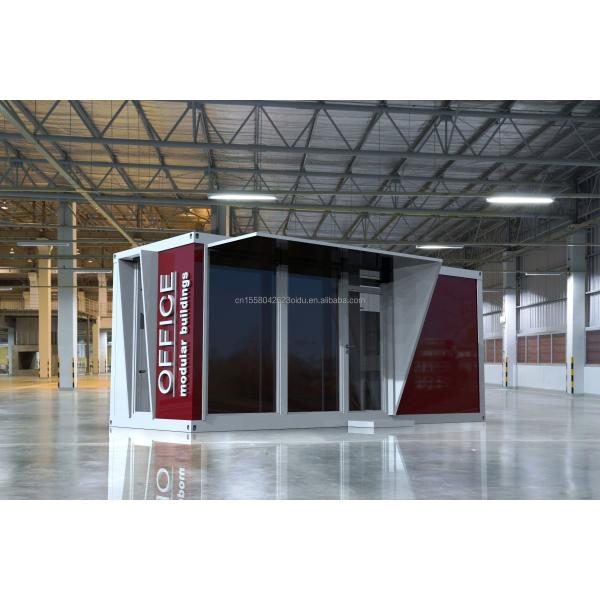 Main Structure Galvanized Steel Square Tubes Outdoor Food Store Sentry Box Coffee Shop Clothing Container