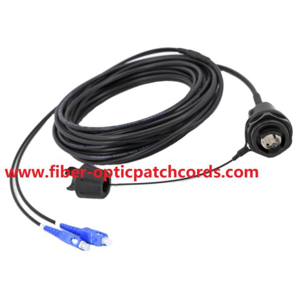 XBEAM Expand Beam Optical Fiber Patch Cable 2/4core Armored Field Fiber Optic Patch Cord with Cable Drum