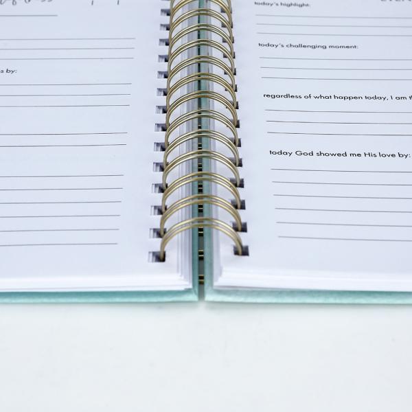 Diary Journal Daily Notebook Printing Wire Notebook For Gifts With 4c Offset Printing