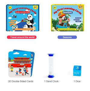 China Audible 54 Sight Cards For Toddlers Logic Trainning Kids Learning Cards wholesale