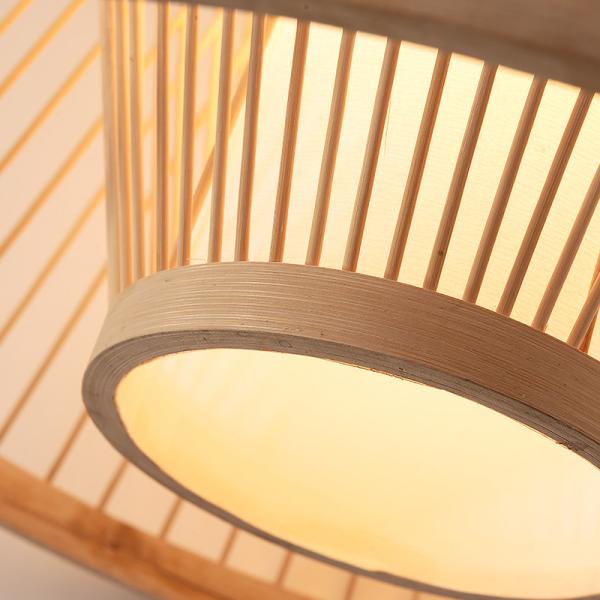 Wicker pendant Lamp shade For Kitchen Dining room Lighting Fixtures (WH-WP-11)