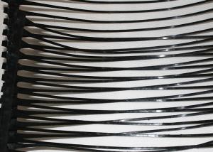 China Pavement Reinforcement 35kn Uniaxial Plastic Geogrid 3 Meters Width wholesale