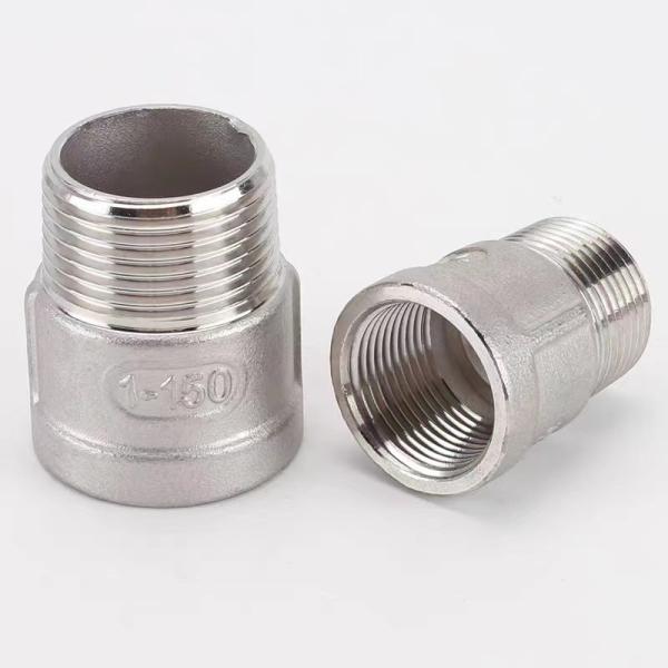 1''-8'' Stainless Steel Pipe Fitting Reducing Adapter 1/8" NPT Male X 1/4" NPT