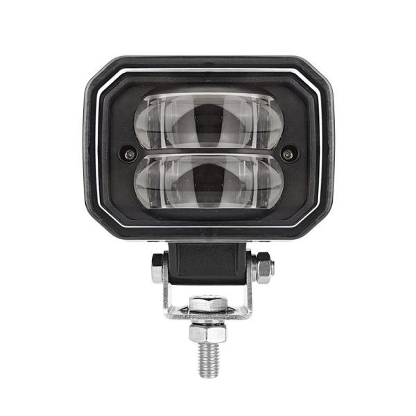 10V - 80V Forklift Red Zone Light 30W LED Forklift Safety Lights With Bracket Stainless Steel