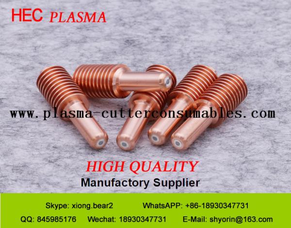 Quality PMX65 /  PMX85 Plasma consumables torch carbon steel for sale