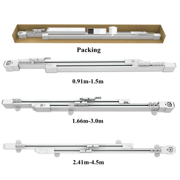 Motor Motorized System Curtain Track Rod Intelligent 4.5M