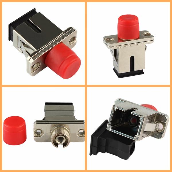 Telecommunication Fiber Optic Singlemode Simplex FC-SC Hybrid Female to female Adapter