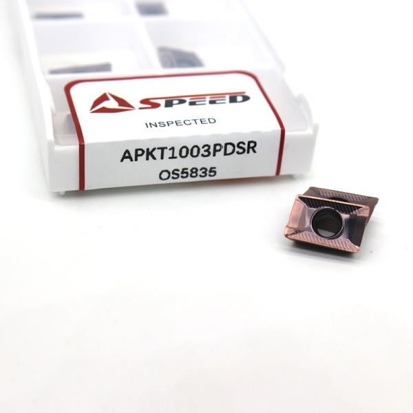 Quality Tungsten Indexable Apkt 1003 Inserts Apkt160408 RDMT Square Shape for sale