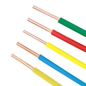 China 750V Multicolor Single Core PVC Insulated Cable Anticorrosive Heat Resistant wholesale