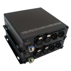 China XLR Balance Bidirectional Audio Over Fiber wholesale