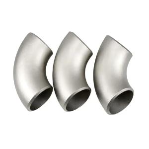 China Mill Bright Finish Metal Pipe Fittings Satin Brushed 304 Elbow Pipe Fitting wholesale