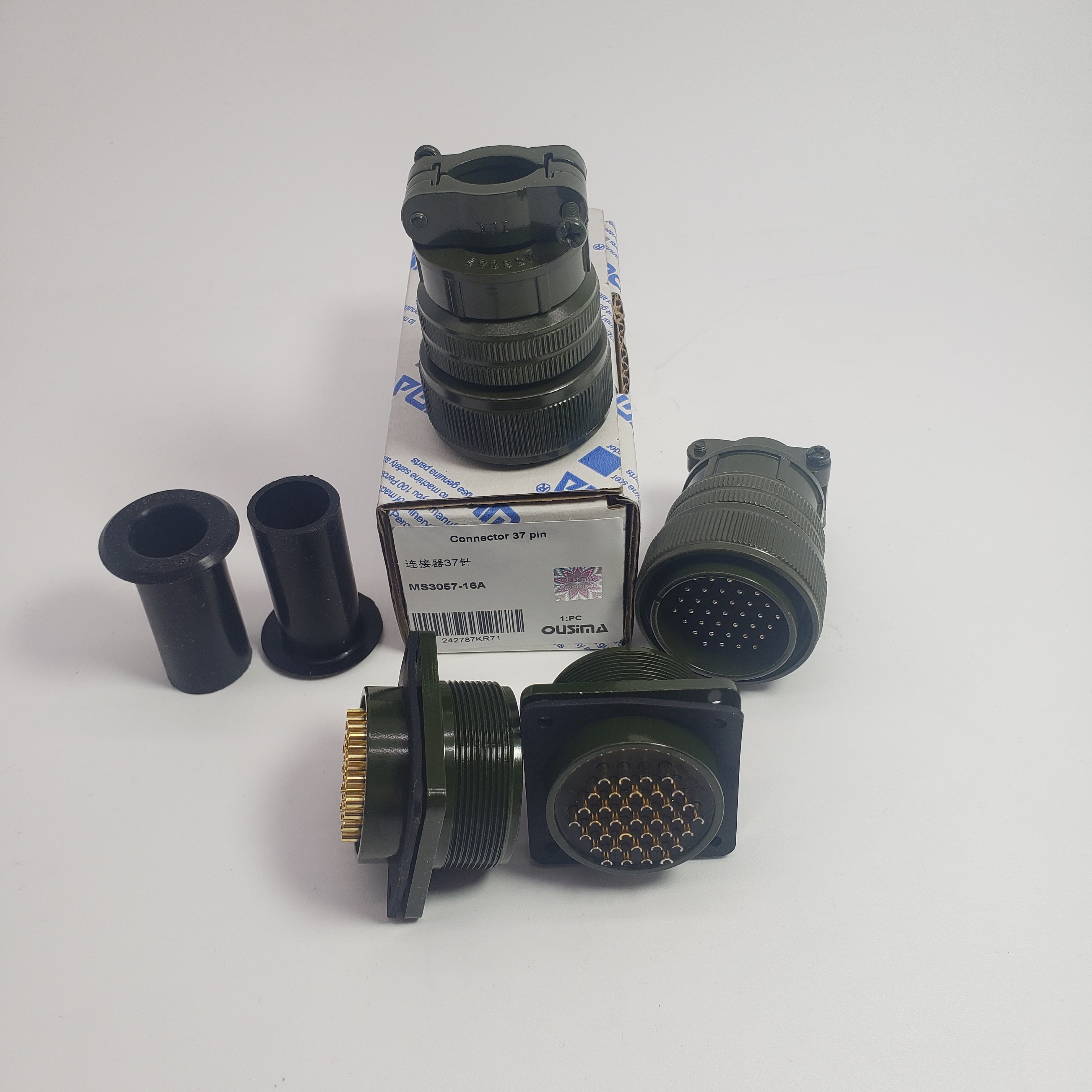 Excavator Connecter 37 Pin MS3057-16A Circular Connector Clamp