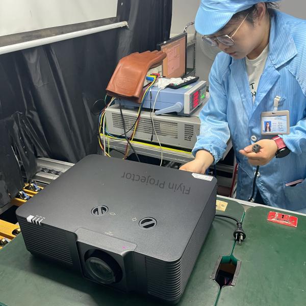 Flyin DLP 0.8 Laser Projector 6500 ANSI Lumens 1080P 4K 3D Mapping Projector E650U