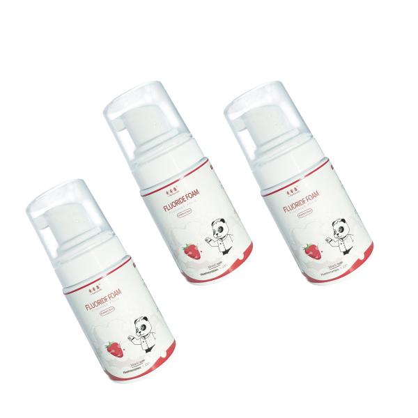 125ml Package Size Topical Dental Fluoride Foam With Strawberry Flavor