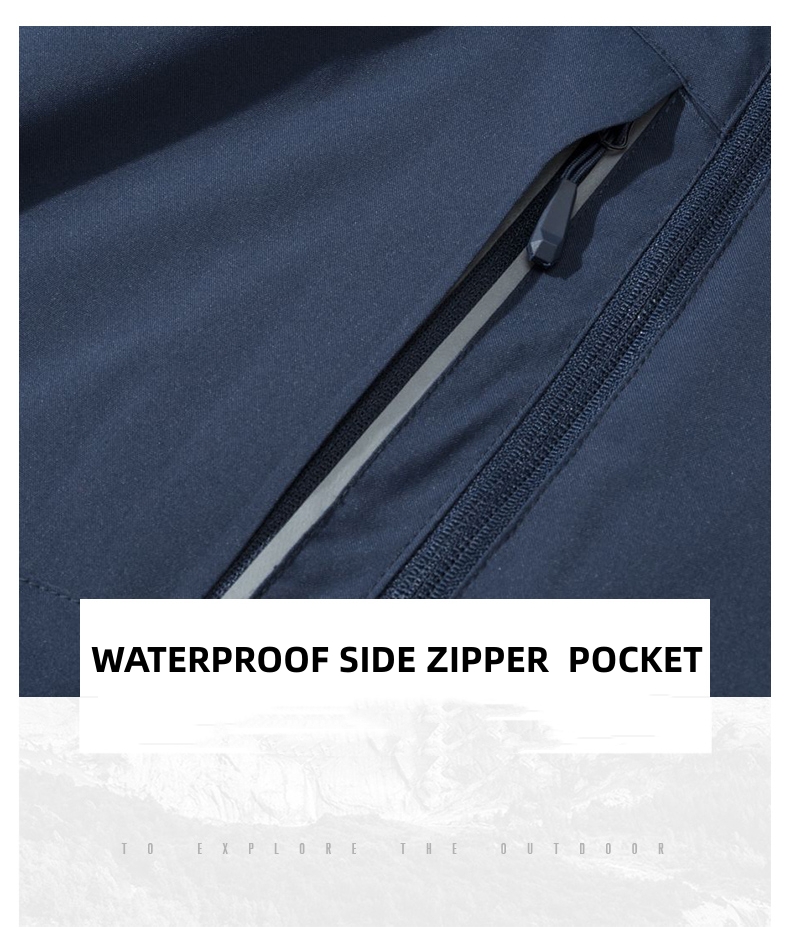 Unisex Outer Wear Apparel Waterproof Winter Zipper Jacket For Men