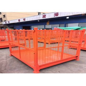 China Metal Customized Fabric Roll Foldable Stackable Warehouse Racks wholesale