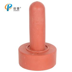 China 107x62mm Calf Feeding Rubber Nipple With Vent Hole Cross Opening For Calf Feeding Bottle wholesale