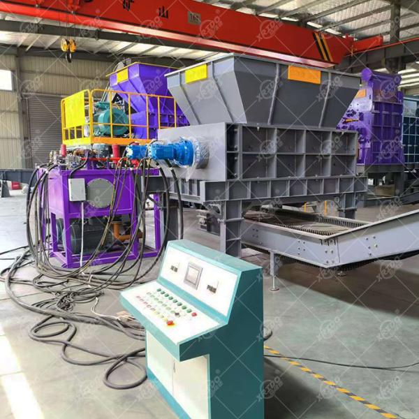 Xrido Double Shaft Waste Shredder for Plastic Wood Metal Recycling