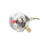 Shock Proof Differential Pressure Gauge Magnetic Auxiliary Contact 1.6MPa