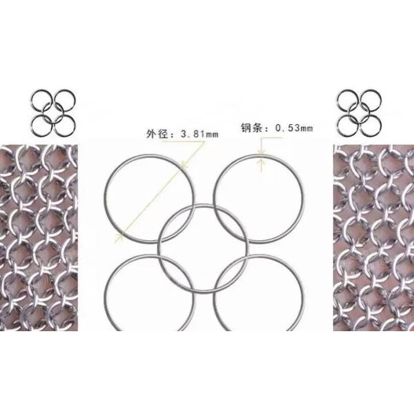 Professional Full Chainmail Armor Metal Mesh Apron For Butcher Size Customized