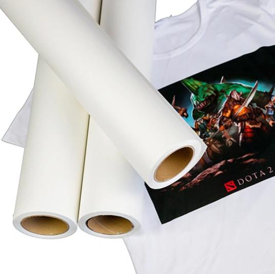 Quality Instant Dry Sublimation Transfer Paper for High Speed T-Shirt Printing 30-50 GSM for sale