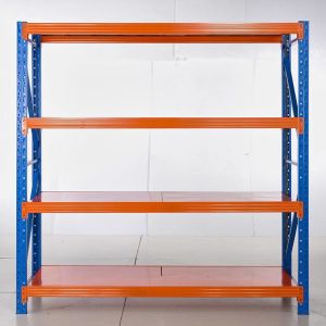 50mm Medium Duty Racking 200kg Adjustable Steel Rack Blue