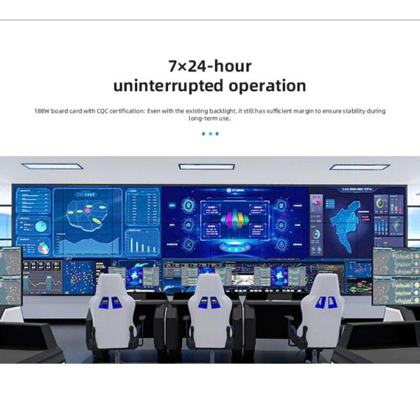 HD 46'' 49'' 55'' LCD Display Panel Seamless LCD Splicing Screen Large Advertising Player for Conference Monitoring Security