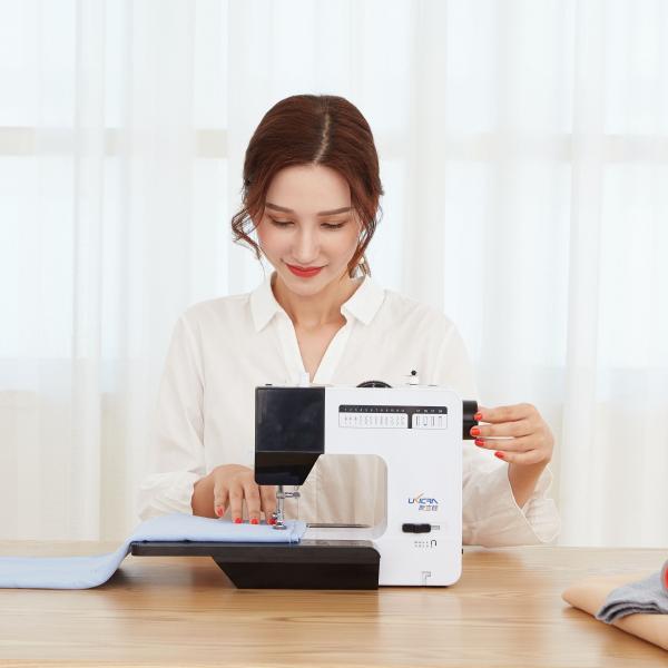 Quality Two Thread Lock Stitch Home Used Sewing Machine for One-Step Auto Dimension Button-hole for sale