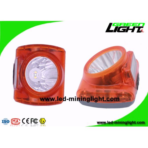 Explosion Proof Miners Lights For Hard Hats , Lightweight Led Miners Cap Lamp 13000 Lux