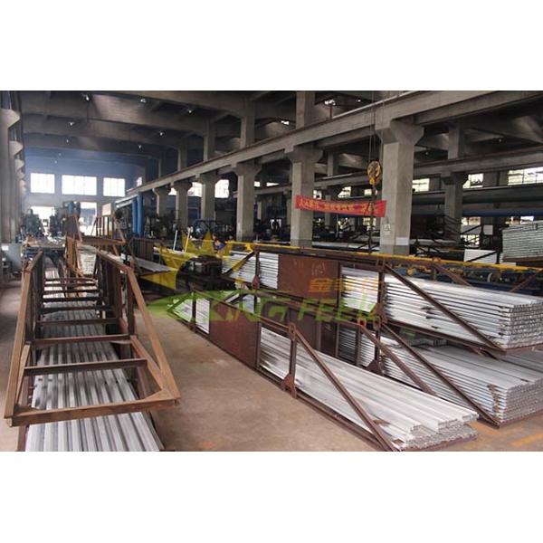 Aluminum Flat Roof Solar Racking , Ballasted Solar Panel Roof Mounting Frame