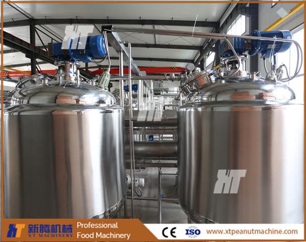 Quality High-Capacity Customized 380V Peanut Butter Production Line with Customized Power for sale