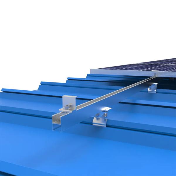 Universal Compatibility Solar Pv Aluminium Mounting Rail Withstand Temperatures And Strong Winds