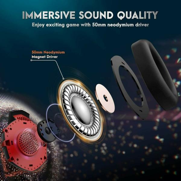 Onikuma K2 Pro 2.2kohm 50mm 3.5 Mm Gaming Headset