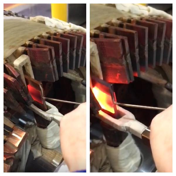 80M Digital Portable Induction Brazing Machine Handheld Induction Heater 10-40KHZ