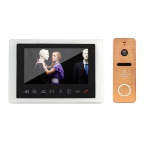 China 4 wire villa video intercom system 10 inch big screen video door phone with photo memory wholesale