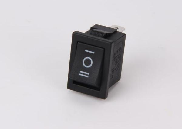 Quality Industrial 3 Pins Push Button Rocker Switch 21 * 15MM ON - OFF - ON PC Button for sale