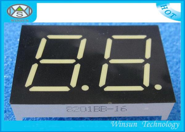 Quality 0.80 Inch Height Two Digit 7 Segment Display , LED Numeric Display for Audio equipment for sale