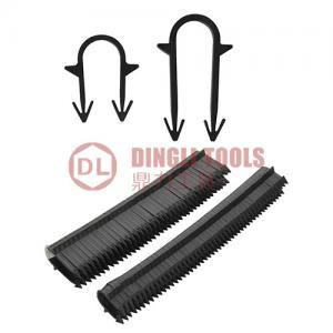 China Black PP Underfloor Heating Tool Staples 20mm 16mm European Standard wholesale