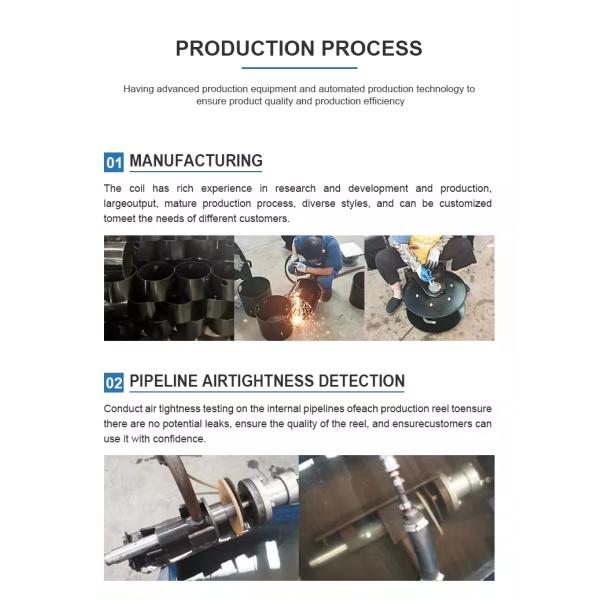 2 Inch 25 Meters Oil Hose Reel Manual and Power Rewind Electric Automatic Retractable Fuel Hose Reel Tanker Truck Sturdy