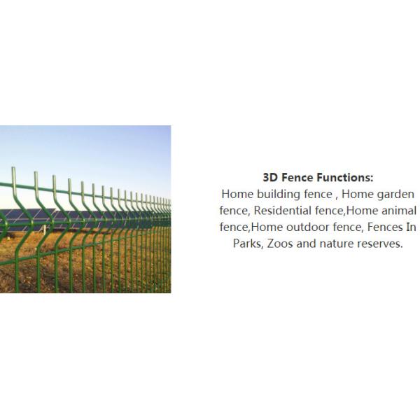 Iron Wire Fence V Mesh Triangle Bending Fence For Highway / Yard 1.8*2.4m