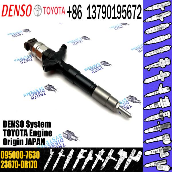 Hot Sale Fuel Injector Assembly 23670-0R170 Diesel Engine Fuel Injector 095000-7630 For TOYOTA