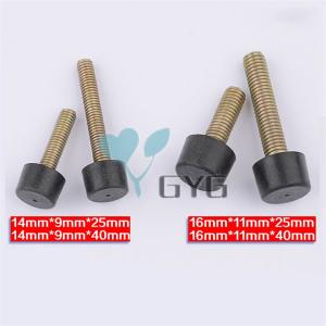 ELEVATOR CABIN DOOR BUFFER BLOCK, ANTI-COLLISION PAD RUBBER-COATED BOLT WITH IRON BLOCK