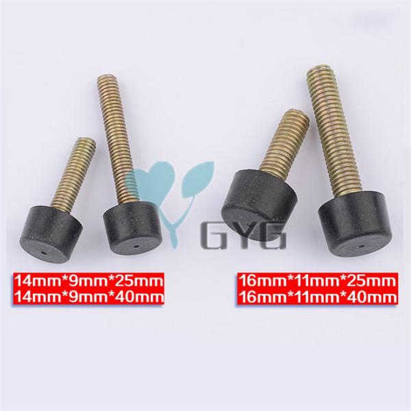 Quality ELEVATOR CABIN DOOR BUFFER BLOCK, ANTI-COLLISION PAD RUBBER-COATED BOLT WITH IRON BLOCK for sale