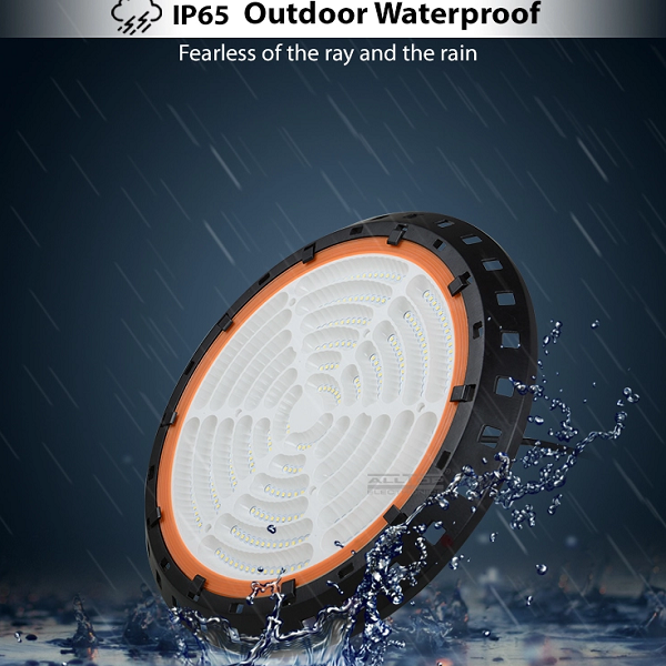 High brightness ip65 waterproof aluminum 100W 150W 200W UFO led high bay light