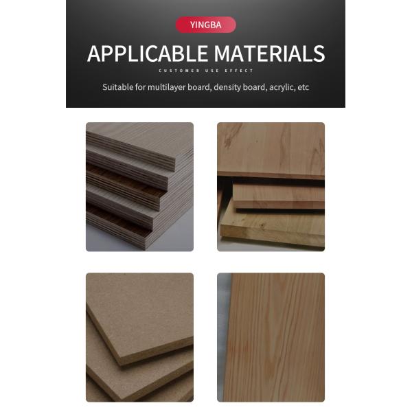 YingBa Customized CNC Router Bit 6mm Two Flute Spiral Solid Carbide End Mill Wood Milling Cutters for MDF Wood Working Tool