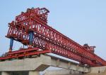 High Stiffness Bridge Girder Launcher , Girder Gantry Crane Convenient Operation