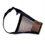 Reflective Nylon Mesh Dog Muzzle Custom Painted Logo Anti Barking