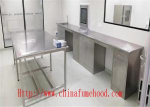 China Customized Made Size Original Metal Color Lab Bench Furniture Stainless Steel Lab Furniture for  Hospital Laboratory on sale
