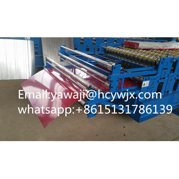 Roofing Sheet Metal PPGI / GI Double Layer Roll Forming Machine