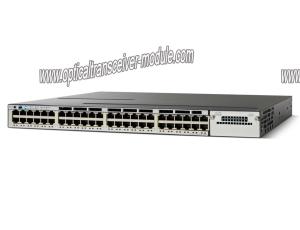 China Cisco Enternet Network Switch WS-C3750X-48P-E 48 PoE Port Professional High Scalability wholesale